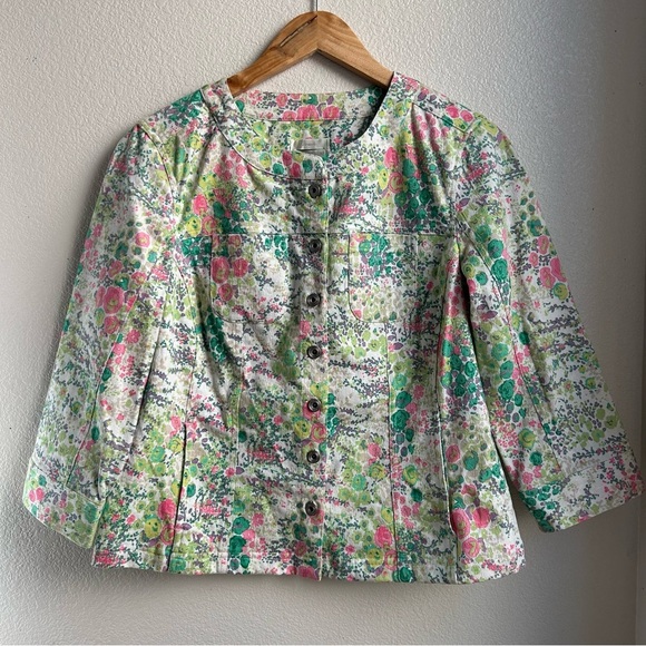Christopher and Banks | Floral Women's Jacket - Picture 2 of 10